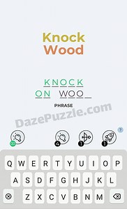 Dingbats Level 9 (Knock Wood) Answer