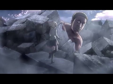 Mikasa, Eren & Everyone Save Christa Scene [Attack on Titan Season 2]