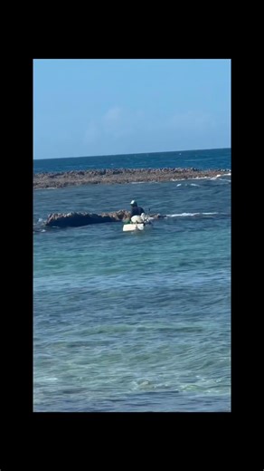 Cuba fishermen using inner tubes and floats to fish