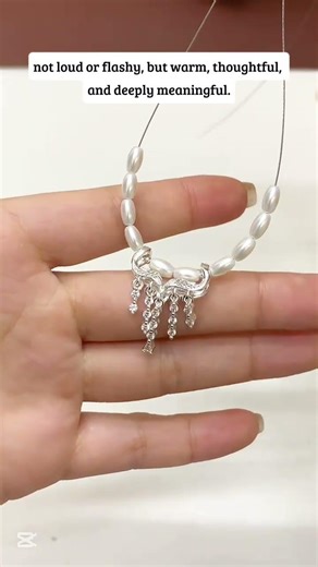 Cute DIY Beaded Necklace Making | pearl necklace tutorial Episode 58 #handmadejewelry