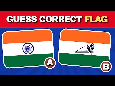 ✅ Guess the Correct Flag! | 50 Country Flags Quiz – Easy to Impossible Levels
