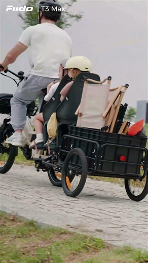 It's Time to Ditch the Car 🚗 . Meet the NEW Fiido T3 Max! #fiido #ebike #FiidoT3Max #familyebike