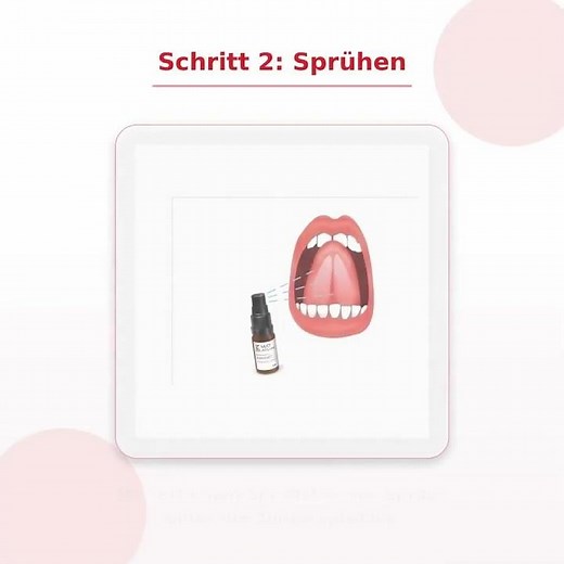 So einfach ist die Anwendung des Melatonin Schlaf Sprays