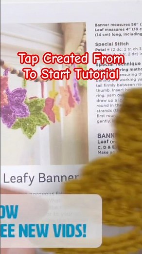 Make a crochet maple leaf!
