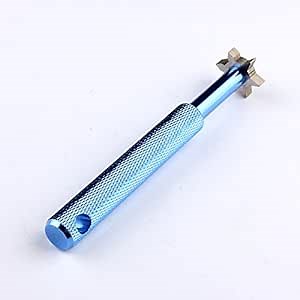 Craftsman Golf Easy for USE Groove Sharpener with 6 Heads 3U 3V - Golf Club Groove Sharpener, Re-Grooving Tool and Cleaner - Tool for All Irons - Suitable for U & V-Grooves