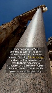 77K views · 703 reactions | The giant red granite columns of Baalbek are a marvel of Roman engineering. | Ancient Civilizations and Archaeology | Facebook