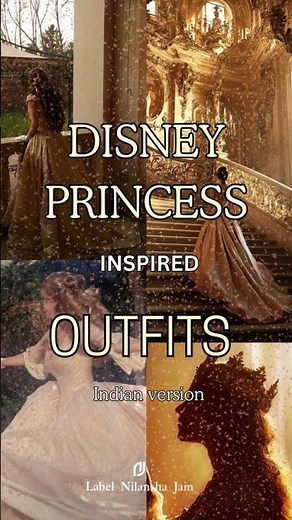 What if Disney princesses wore Indian couture? 👑✨
