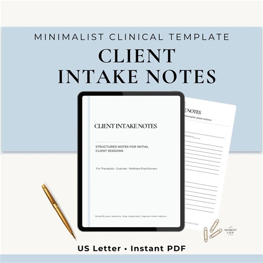 Client Intake Notes Template | Therapy Intake Form | Counselor, Coach & Practitioner Worksheet | Editable PDF | Therapist Session Tools - Etsy Canada
