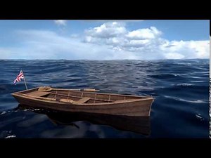 Rowboat & Ocean Animation w/ Sound