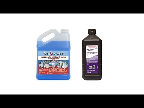 Roof Cleaning: 'Wet and Forget' versus Hydrogen Peroxide (1 of 2)