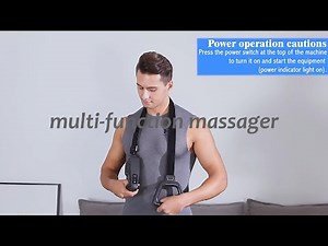 2-in-1 Total Body Massager | Powerful Vibrating Belt + Percussion Gun