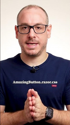 Dica para estilizar botões com Blazor #blazor #css Isolation