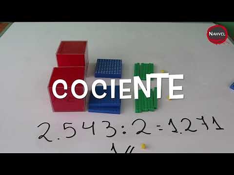 TÉCNICAS MATEMÁTICAS -DIVISIÓN CON BLOQUES MULTIBASE