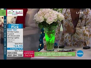 Winter Lane 4pack 10' Micro LED String Lights with 9Func...