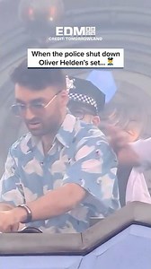 OLIVER HELDENS GOT HIS SET SHUT DOWN BY POLICE