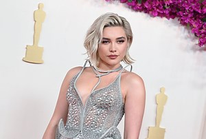 Florence Pugh Wore a Partially Sheer Corset to the 2024 Oscars