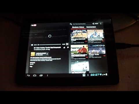 Android Tablet am 40 Zoll TV mit HDMI