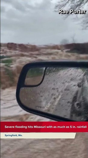 Severe flooding hits Missouri with as much as 5 inches of rainfall