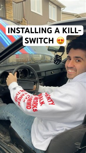 Installing a Battery Kill-Switch ! 😮 #cars #oldcars #porsche #944