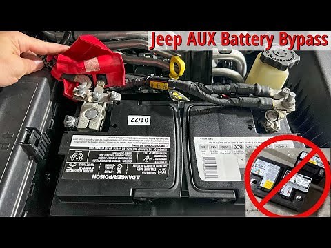 Jeep Gladiator (and JL) Auxiliary Battery Bypass (Single Battery Conversion) No More Dead Batteries