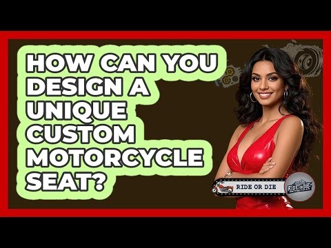 How Can You Design A Unique Custom Motorcycle Seat? - Ride or Die Motorcycles