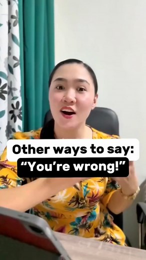 493K views · 10K reactions | Other ways to say: "You're wrong!" ‍♀️ #otherwaystosay #alternative #wrong #no #mistake #understand #learnenglishwithteacheraubrey #aubreybermudez #teacheraubrey #learnenglish #esl | Learn English with Teacher Aubrey | Facebook