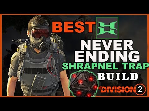 The Division 2 NEVER ENDING EXPLOSIVE SHRAPNEL TRAP BUILD | Beat Solo Legendary Skill Build | TU12