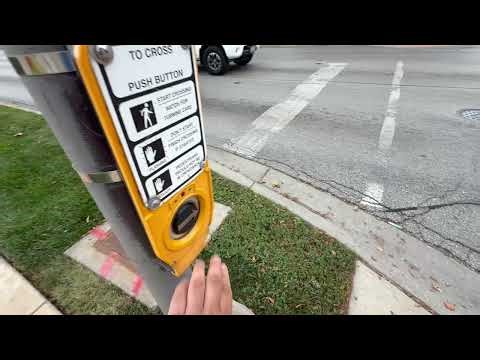 Polara EZ Communicator Crosswalk Button at - Hartley Ave and Dempster St