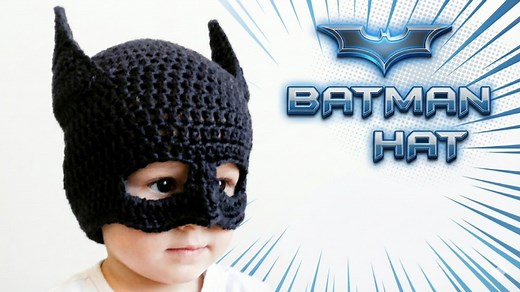 You can crochet a Batman hat in any size