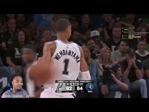 FlightReacts To #2 SPURS at #6 TIMBERWOLVES | FULL GAME 3 HIGHLIGHTS | May 8, 2026!