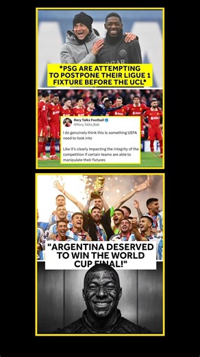 PSG Fixture Controversy 😳 + Argentina World Cup Debate 🔥#FootballControversy#SportsTalk#ViralMeme