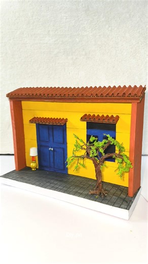 How to Make an Aesthetic Fairy Door & Window | Easy Cardboard Craft ! USA Dollar Tree Art and Craft