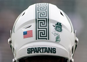 Michigan State apologizes after displaying image of Adolf Hitler on the Spartan Stadium scoreboard