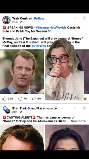 I will be taking no arguments. #startrek #trektok #strangenewworlds #leonardmccoy #casting