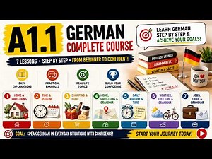 Complete German A1.1 Course – Full Beginner Lesson (Easy German)
