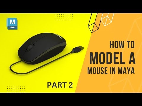 How to Model a Computer Mouse in Maya 2025 - 3D Modeling Tutorial for Beginners l PART 2