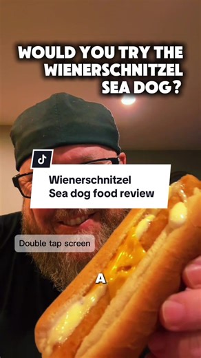 Would you try the sea dog? So Weinerschnitzel started doing fish and chips and added a hot shaped fish stick to the menu that fits in a hotdog bun added cheese and some tarter sauce and called it the Sea Dog. Seems like the only right way to go for a hot dog fast food restaurant serving fish and chips was to shape it like a hotdog, so here we are. #weinerschnitzel #seadog #hotdog #hotdogs #review