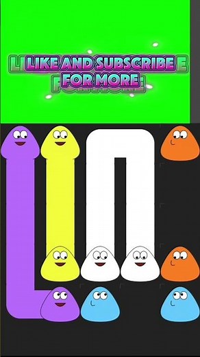 Connect Same Color Pou's No Crossing Allowed! #puzzlegame #shorts