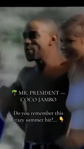Mr. President was a German group from Bremen, created in 1991 by producers Jens Neumann and Kai Matthiesen. The best-known lineup included T-Seven (Judith Hildebrandt), Lady Danii (Daniela Haak), and LayZee (Delroy Rennalls). Their biggest hit, “Coco Jamboo,” was released in 1996 and became an international Eurodance classic. 🌴 And here’s the fun part: the music video was filmed in Venezuela! 🇻🇪 Beaches, palm trees and a real carnival atmosphere gave the video its unforgettable tropical feeli