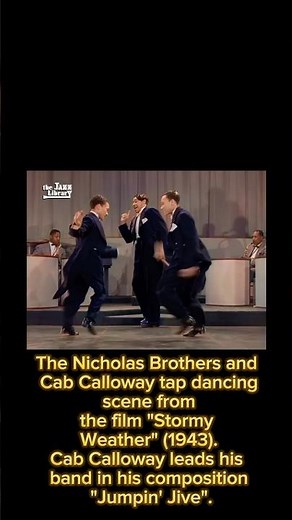 You needed REAL talent to appear in movies in the 40’s! Calloway had it!!
