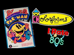 PAC MAN Colorforms - The History & Review (Irate the 80's - Ep 10)