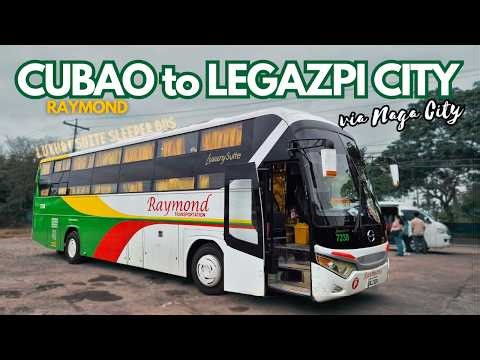 Luxury Suite sleeper bus from Cubao to Legazpi City | Raymond bus to Bicol