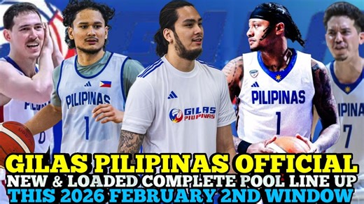 GILAS PILIPINAS OFFICIAL NEW & LOADED COMPLETE POOL LINE UP THIS 2026 FEBRUARY 2ND WINDOW | GILAS UPDATES #gilaspilipinas #OFFICIALPOOL #fibaworldcupqualifiers #FIBA2026 #gilas #gilasbasketball #gilasupdate #kaisotto | JerAve 24