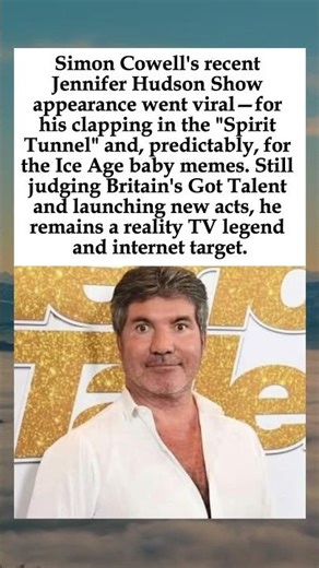 Simon Cowell Is a Meme Again—And the Ice Age Baby Comparisons Are Back #SimonCowell #IceAgeBaby