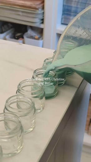 Watch Christine and Rume bring another dreamy colour to life — Soft Mint! 🩵 All our inks are handcrafted right here in our studio, and we’ve built quite the collection. Tap the link in bio to explore the full range! ✨ #calligraphy #calligraphypractice #thecalligraphybox #lovecalligraphy #learncalligraphy #calligraphyscotland #calligraphystudio #calligraphyreel | The Calligraphy Box