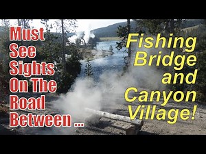 Must See Sights On The Road Between Fishing Bridge And Canyon Village! Yellowstone podcast