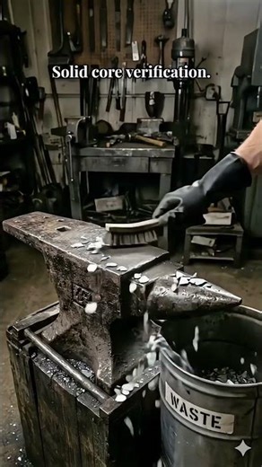 Why zinc fakes shatter on impact. 🔬 (925 Solid Core) #shorts