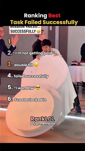 Ranking Best Task Failed Successfully