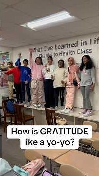 Mental Health Metaphors: Gratitude is like a yo-yo? 🪀 #SEL #mindfullearning
