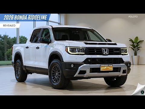First Look! New 2026 Honda Ridgeline Revealed - Versatile and powerful Pick Up!